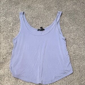 Women's periwinkle blue tank top
